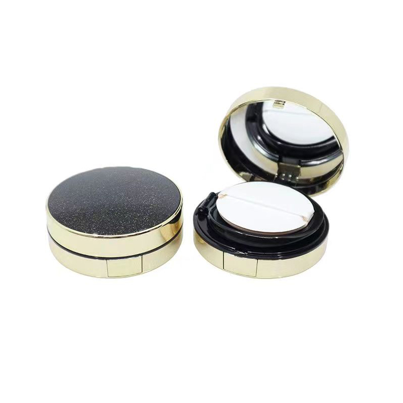 Cream Box Luftkissen Foundation Box mit Pulver Puff und Spiegel