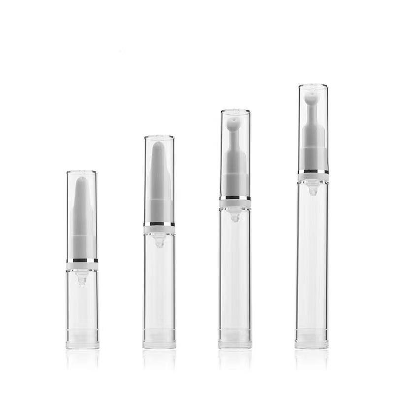 5 ml 10 ml 15 ml Augencreme Behälter Flach Applikator Luftlose Augencreme Flasche