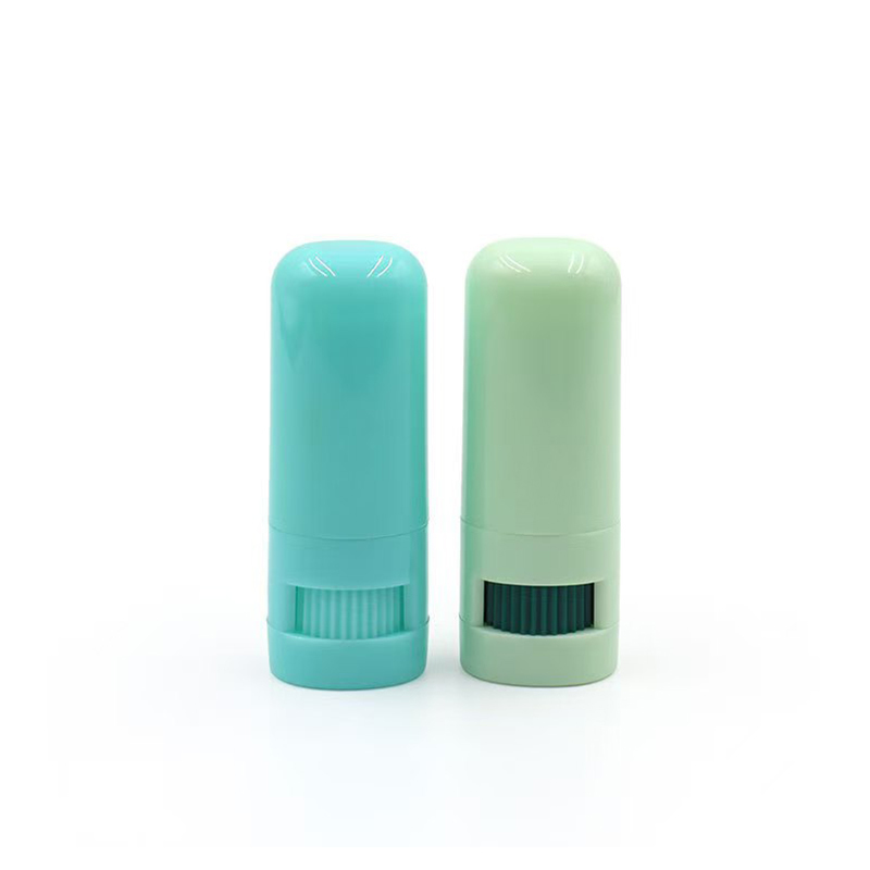 Individuelle Lippenbalsam-Flasche 7g Leerer Deodorant-Stick Rouge-Stick-Flasche Bodenfüllende Kosmetik-Kunststoffverpackung Behälter Wiederverwendbar
