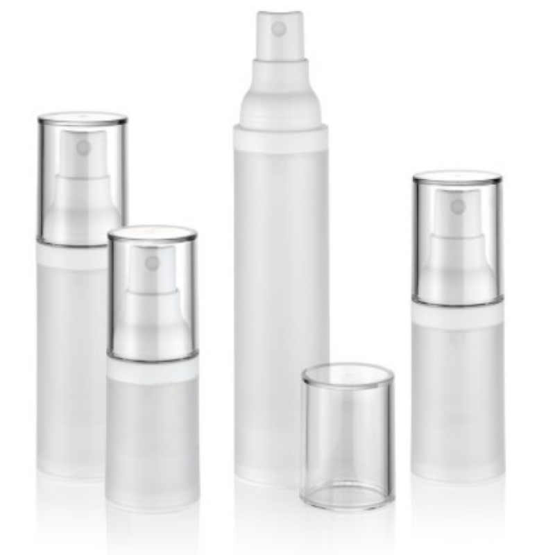 Ansprechendes Aussehen 5ml 10ml 15ml 30ml Kunststoff Airless-Pumpflasche für Hautpflege