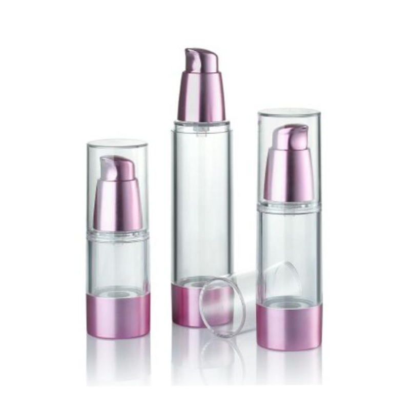 Rose Gold 15ml Luftlose Pumpenflasche mit hochwertigen Kunstwerken Unterstützung Anpassung