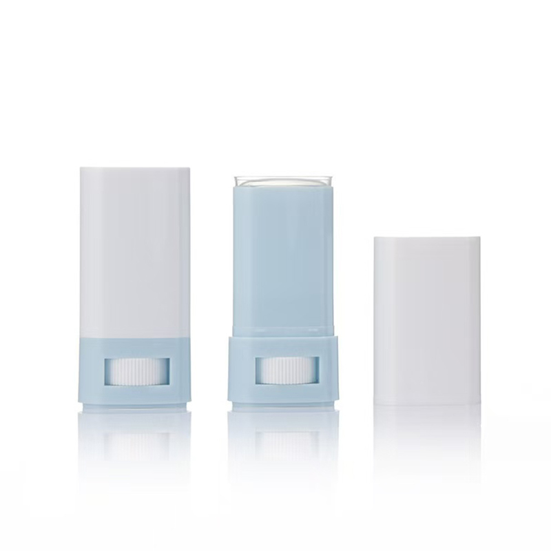 Füllung mit Rollerboden 15g 20g Kunststoff-Deodorant-Balsam-Stick-Behälter