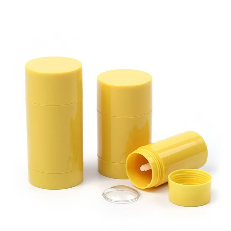 Neues Erscheinungsbild 15g 30g 50g 75g 100g AS Kunststoff Zylinder Körper Parfum Leerer Deodorant Balsam