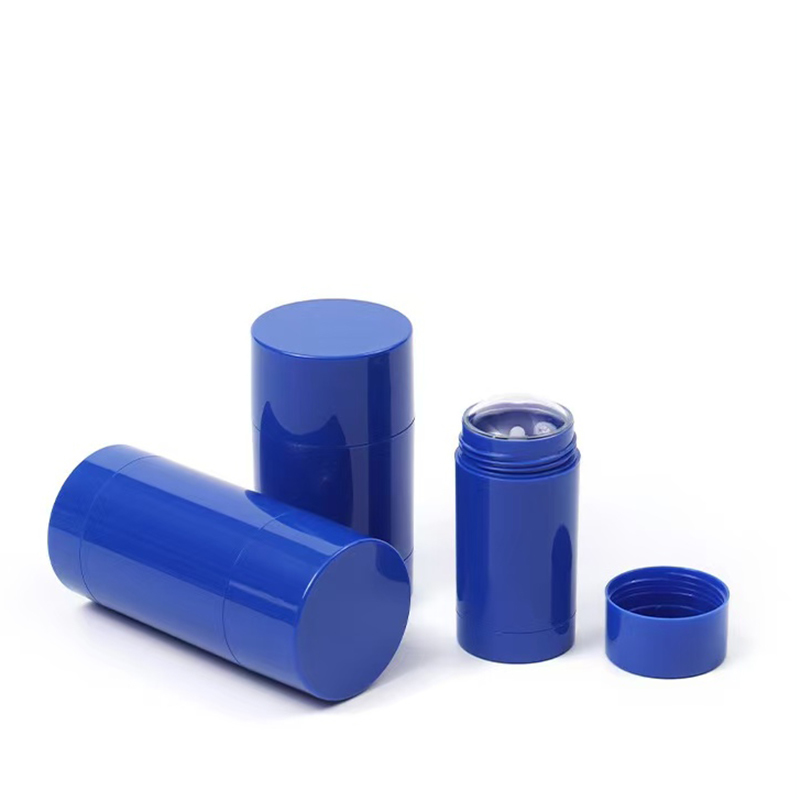 Benutzerdefinierte Farbe 15g 30g 50g 75g 100g AS Kunststoffleere Deodorant Stick Balsam