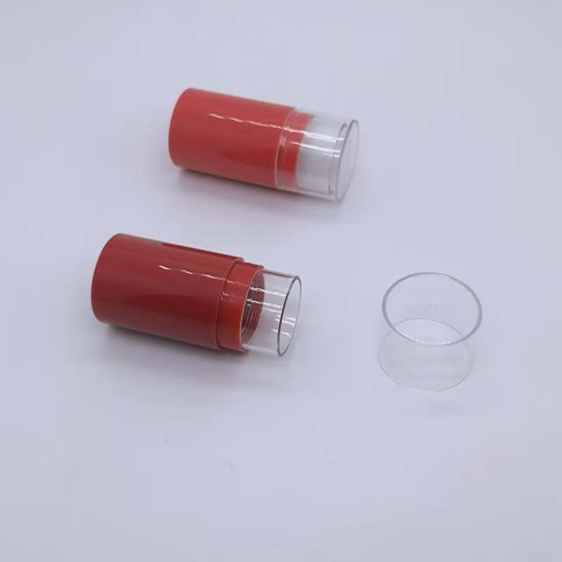 Stiftflasche Deodorant Balsam Behälter mit Schraubdeckel und transparenter Verpackung
