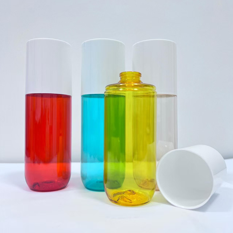 150ML 20mm Hals Nachfüllbarer Kosmetikspender PET-Flasche Conditioner Lotion Hautpflegeflasche