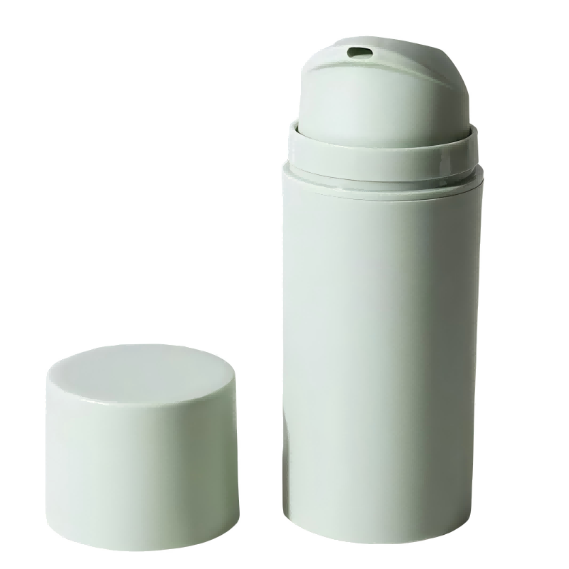 PP-Material 30ml 50ml 100ml Crimp-Pump-Design Airless-Pump-Flaschen für Kosmetikverpackungen