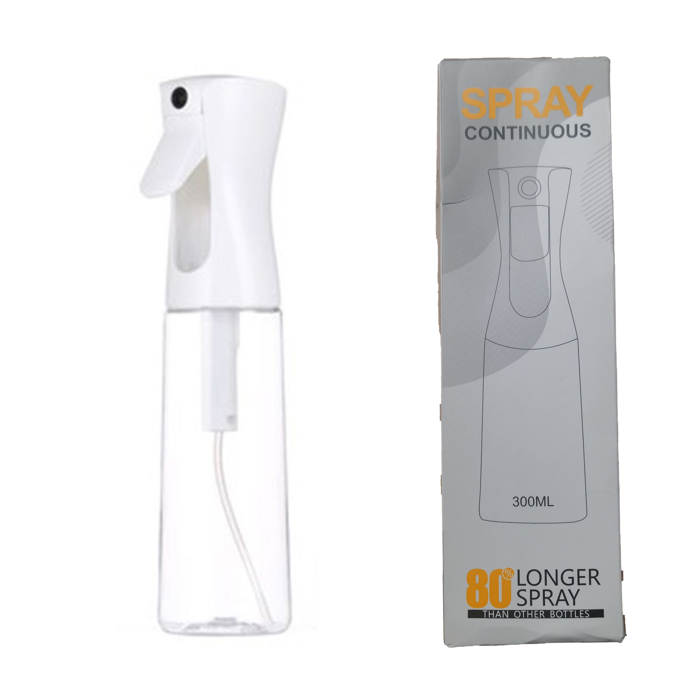 200 ml 300 ml 500 ml kontinuierlicher Feinschmelz-Sprayer beliebiger Farbe PET-Spray-Flasche kontinuierlicher Sprayer für die Frisur