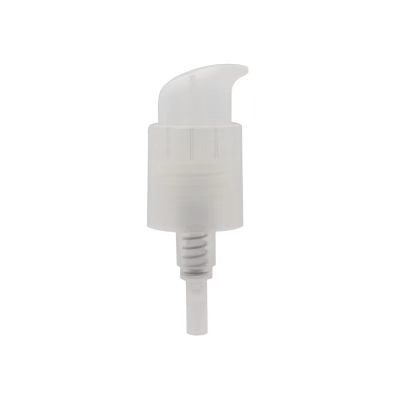 PP Plastic Lotion Pump Dispenser 24/410 Black White Silver Electroplate Cream Pump Head for Cosmetic Serum Foundation Packaging