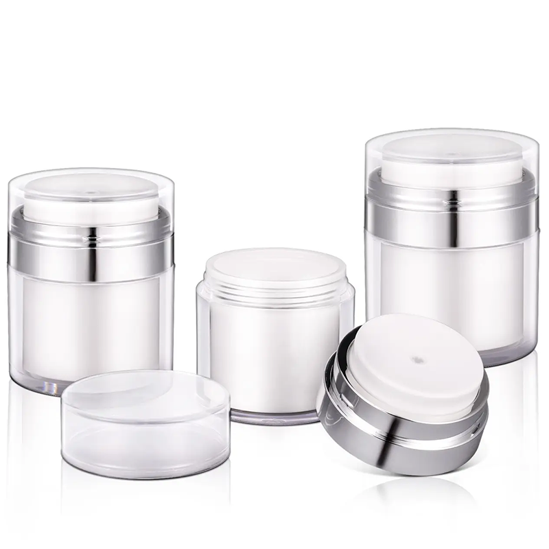 Press-type 15ml 30ml 50ml 100ml Empty Plastic Airless Bottles for Lotion and Cream Precise Liquid Dispensing