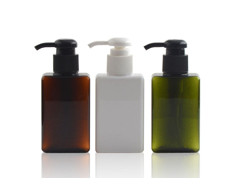 Gewellte Oberflächenflaschen-bernsteinfarbige/weiße/grüne Farbkundenspezifische Rohr-Länge der kosmetik-PETG