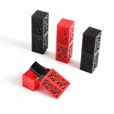 Lippenbalsam Behälter benutzerdefiniertes Logo Kosmetik Make-up Lippenstift Gehäuse Verpackung Röhren