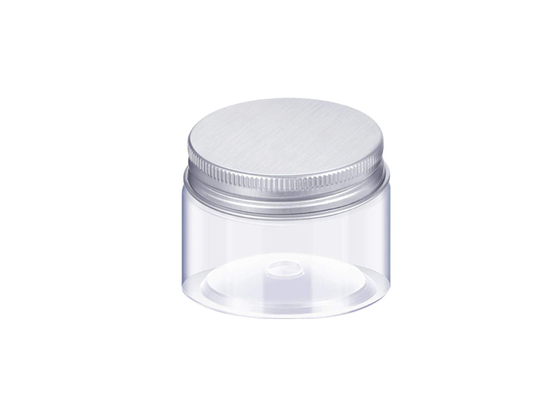 Silberne Aluminiumdeckel leeren Lotions-Gläser 4-Unze-kosmetischer luftloser Cremetiegel