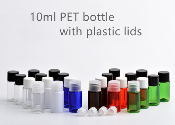 STREICHELN Sie pp.-kleine Plastikflaschen-Behälter, runde Plastikflaschen 10ml mit Deckeln